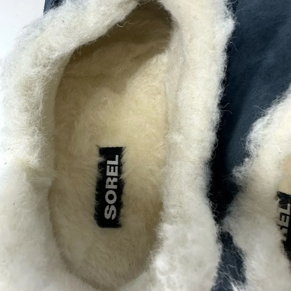 SOREL MEN'S MANAWAN II SLIPPER Navy Blue size 9 - Picture 9 of 9